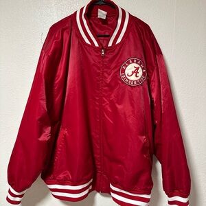 Vintage Alabama Crimson Tide Satin Jacket Knights Brand 2XL